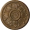 Ekena Millwork Edinburgh Ceiling Medallion (Fits Canopies up to 5 1/4"), Hnd-Painted Rubbed Bronze, 18"OD x 1 3/4"P CM18EDRZS - alternate 1